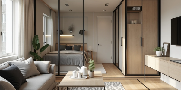 Історія трансформації як студію площею 35 м² перетворили на двокімнатну квартиру