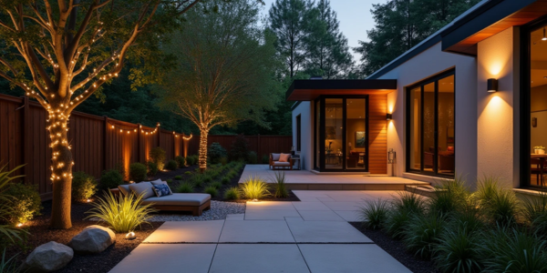 Освітлення у дворі як поєднати естетику та безпеку