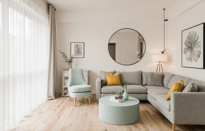 Колірні рішення для маленьких кімнат як візуально збільшити простір