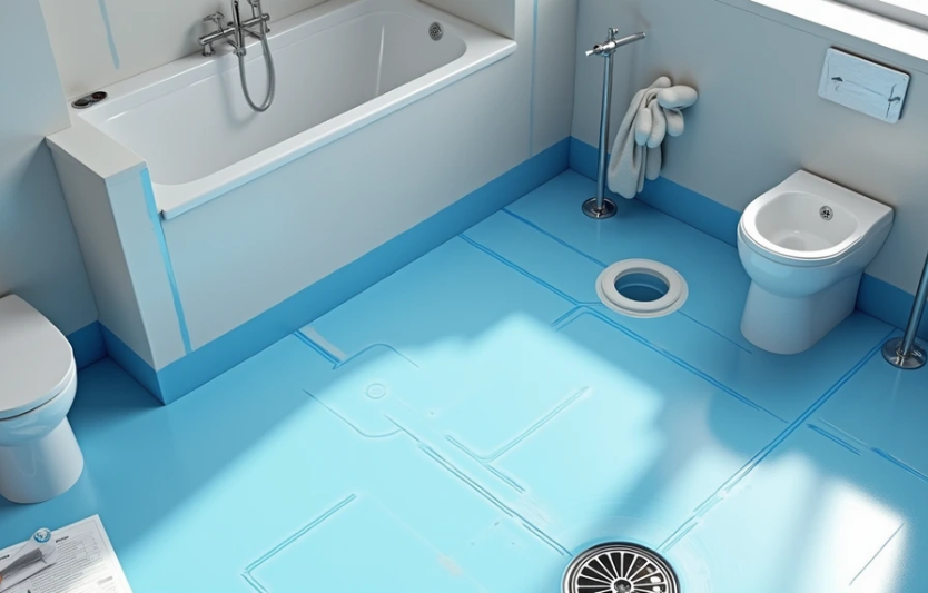 Гідроізоляція ванної перед сезоном: мембрани, стрічки, тестування на протікання