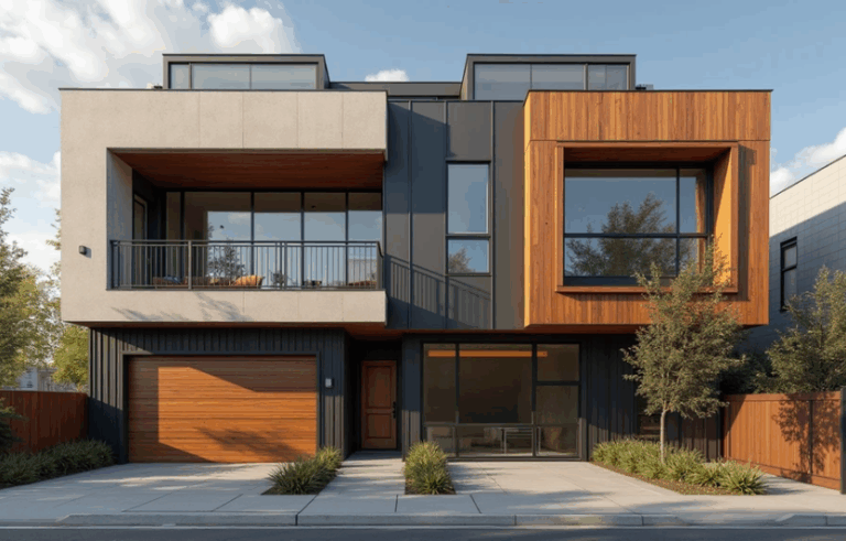 Тренди фасадів 2025 року: нові матеріали і кольори