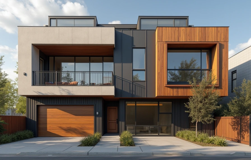 Тренди фасадів 2025 року нові матеріали і кольори